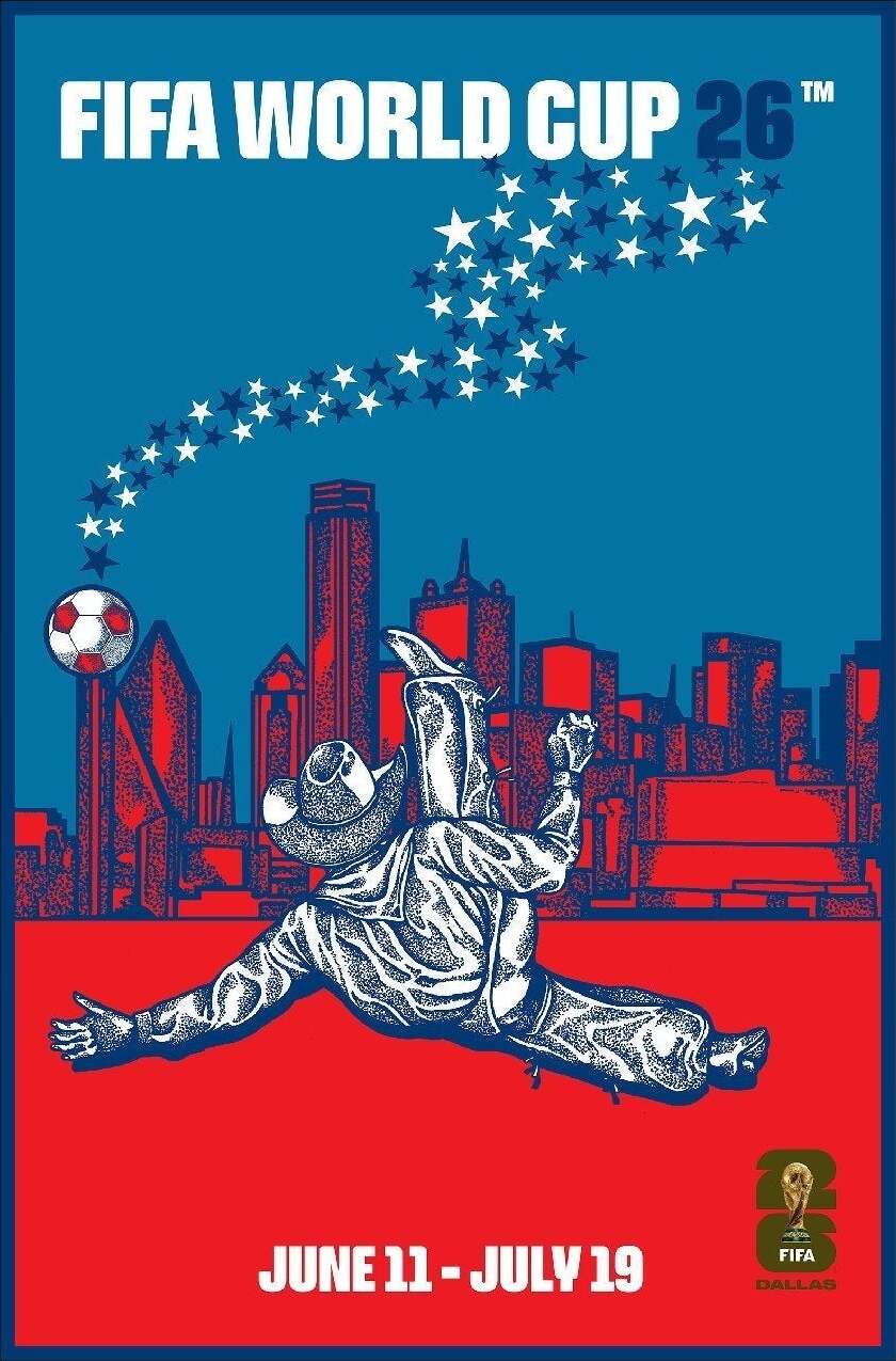 Dallas FIFA World Cup 26 poster