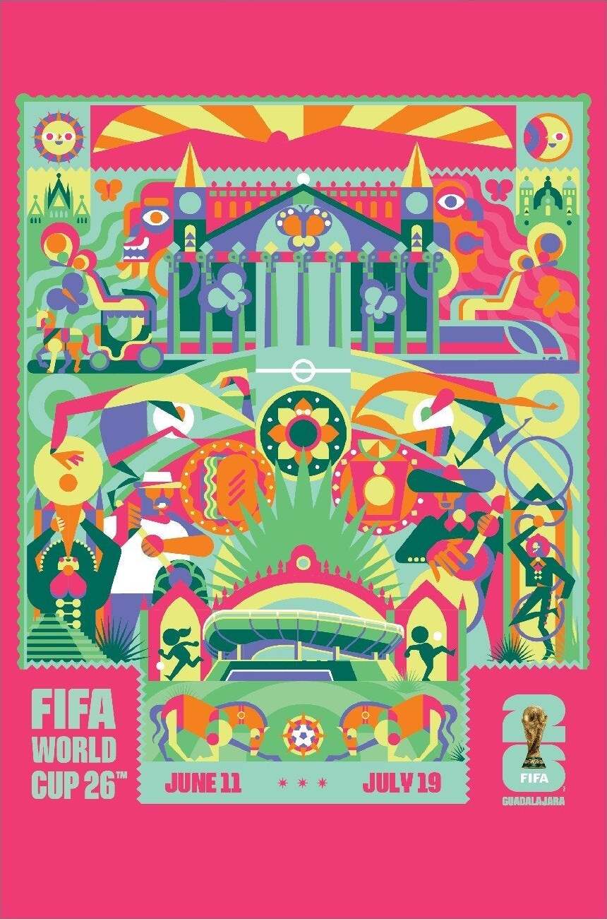 Guadalajara FIFA World Cup 26 poster