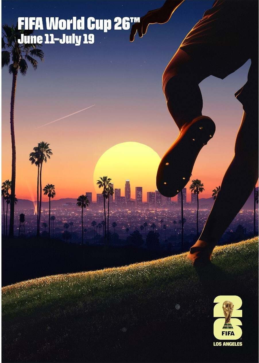 Los Angeles FIFA World Cup 26 poster